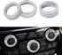 LECART Bling AC Knob Covers Fit for Jeep Grand Cherokee 2014 2015 2016 2017 2018 2019 2020 2021 Crystal Auto Interior Decoration Accessories Metal...