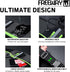 FREEWAYMultifunction Running Bag - Sports belt - Training Belt with Water Bottle Holder - Sports Belt with Zipper - for Men and Women (GREEN)...
