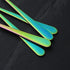 IQCWOOD Long Handle Iced Tea Spoons, Coffee Stirrers, 9-Inch Coffee Spoons, Rainbow Stainless Steel Ice Tea Spoons Stirrers Spoons Ice Cream Spoon...