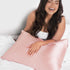 Kitsch Satin Pillowcase with Zipper for Hair & Skin, Softer Than Silk Pillow Cases Queen, Smooth Pillow Covers, Machine Washable, Wrinkle-Free, Co...