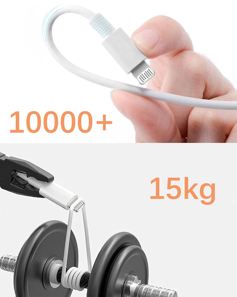 Apple MFi Certified iPhone Charger Cord 3ft Lightning Cable Fast Charging High Speed Data Sync USB Cable Compatible with iPhone 13/12/11 Pro Max/X...