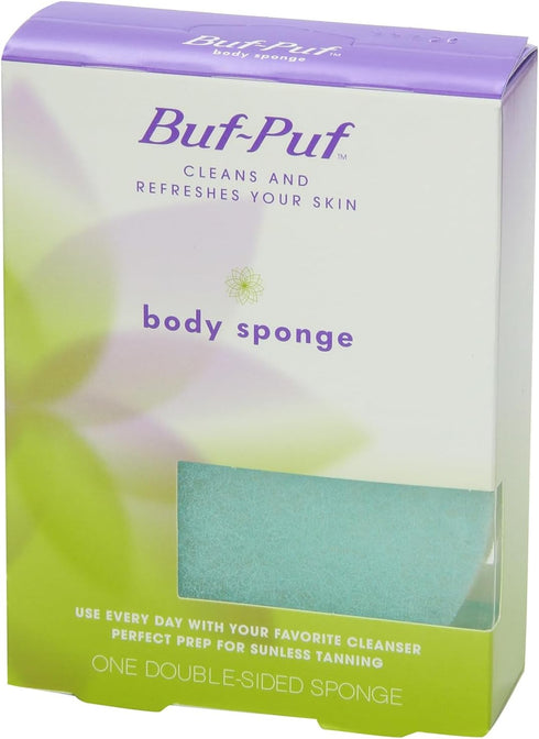 Buf-Puf Body Sponge, Bath Sponge, Dermatologist Developed, Cleanses Skin of Dirt, and Excess Oil, Reusable, Exfoliating, 4 Count...