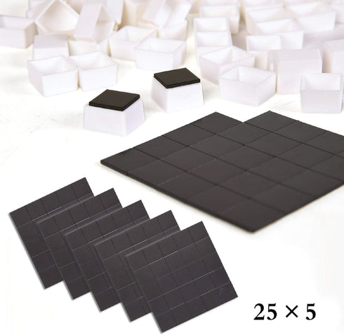 120pcs Empty Half Pans Plastic Paint Kits with Magnetic Square for Watercolor Oils Or Acrylics Paint Travel Tin Case DIY Watercolor Palette Art Dr...