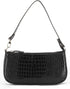 Bag Crocodile Effect Retro Faux Leather Classic Clutch Shoulder Purse Handbag for Women...