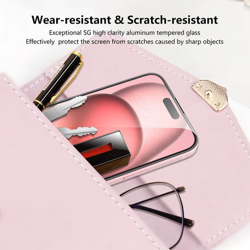 for iPhone 14 Pro Max Screen Protector, Anti Glare Eye Protection, High Transmittance, Easy Install, 14 Pro Max 6.7" with 9H Hardness, Full Covera...