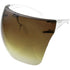 zeroUV - Protective Face Shield Full Cover Visor Glasses/Sunglasses (Anti-Fog/Blue Light Filter) (Brown AP)...