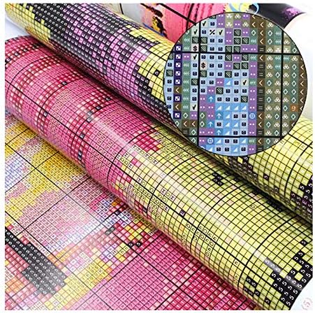 Stitchmelody 14CT Counted Cross Stitch Kits,DMC Unprinted Pattern Embroidery Set Needlework-Cat Magician 32cm×40cm...