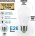 ILC RGB LED Light Bulb, Color Changing Light Bulb, 40W Equivalent, 450LM, 2700K Warm White 5W E26 Screw Base RGBW, Flood Light Bulb- 12 Color Choi...