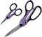 SINGER ProSeries Sewing Fabric Scissors and Craft Detail Scissors Set, Lilac Purple, Set of 2 Sewing Scissors...