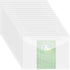 18 Pack Plastic Envelopes Poly Envelopes with Snap Closure A4 Size Clear Document File Folders Organizers Clear Envelope for School Office Supplie...