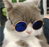 8 Pieces Pets Dog Cat Bowtie Pet Sunglasses Pet Costume Adjustable Formal Necktie Collar for Cats Small Dogs Puppy Grooming Accessories (Black/red...