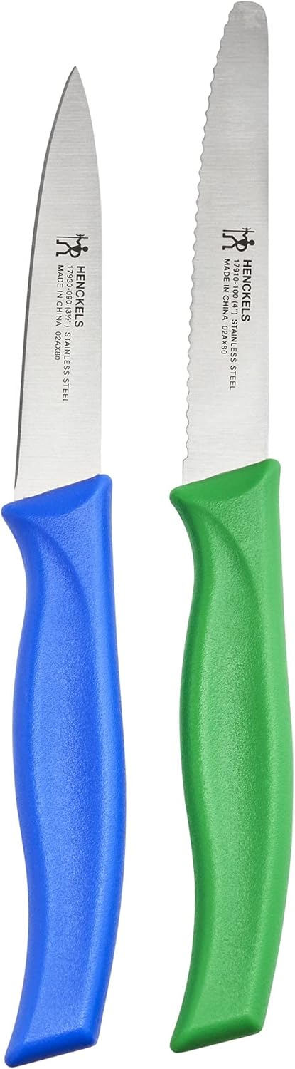 HENCKELS Paring Knives, 2-pc, Stainless steel...