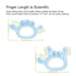 2 Pack Baby Teethers Toys for Babies, Chrxbei Infant Teether Pacifiers Toys 3 4 5 6 7 8 9 10 11 12 months, Newborn Teething Gum Set Massager Senso...