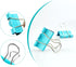 Binder Clips, 48pcs 1.25inch Colorful Tempered Steel Medium Binder Clips Paper Clamps Clips Office Supplies for Office, Home, School...