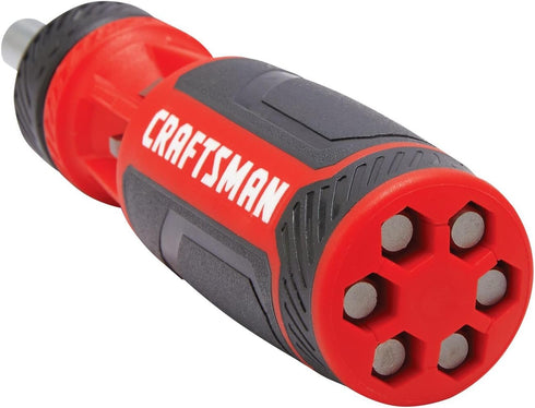 CRAFTSMAN Ratcheting Screwdriver, Push-n-Pick Set, 7 Piece (CMHT68131)...