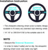 Furry Wool Sheepskin car Steering Wheel Cover for Girls Women Universal car 14 1/2-15 1/2inchs (Lemon Yellow)...