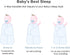 Baby Sleep Sack Swaddle with 2-Way Zipper 100% Cotton 3 Ways to Wear Adjustable Wearable Blanket Baby Swaddle Sleep Sack...