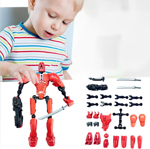 T13 Action Figure, T13 Action Figure 3D Printed Multi-Jointed Movable, Lucky 13 Action Figure, 13 Action Figure Dummy 13 Action Figure,Desktop Dec...