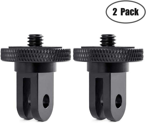 Camera Tripod Mount for Gopro Adapter, 2Pcs 1/4-20 Screw Conversion Adapter for GoPro Hero10, Insta360 ONE X4 X3, X2, Go 2, DJI OSMO Action and Ot...