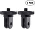 Camera Tripod Mount for Gopro Adapter, 2Pcs 1/4-20 Screw Conversion Adapter for GoPro Hero10, Insta360 ONE X4 X3, X2, Go 2, DJI OSMO Action and Ot...