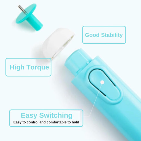 Electric Quilling Pen, Electric Quilling Slotted Tool Automated Paper Volume Curling Pen(Blue)...