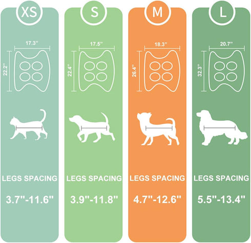 Pet Grooming Hammock Harness for Cats Dogs, Relaxation Pet Grooming Hammock Restraint Dog & Small Animal Dog Grooming Harness Bag (L? Legs Spacing...