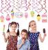 30Ct Ice Cream Hanging Swirl Decorations, Summer Party Supplies, Ice-Cream Birthday Theme, Kids Decor for First 1st Boy Girl Baby Shower, Ice Crea...