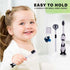 Adore Mighty Wham Combo - Battery Powered Kids Toothbrush with Tongue Cleaner and Free Ring...