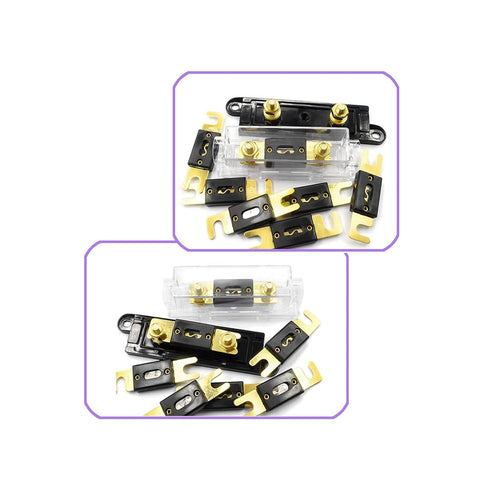 ANL Gold Plated Fuse 300 Amp + ANL Fuse Holder 1 Pack...