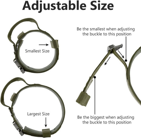 Plutus Pet Tactical Dog Collar, Soft Padded, Adjustable with Heavy Duty Metal Buckle, Military Dog Collar with Control Handle for Medium Large and...