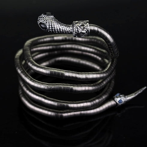 4 Pcs City of Bones Isabelle Lightwood's Electrum Whip Serpent Snake Bracelet Inspired Angelic Power Rune Symbols Bracelet and Necklace Set...