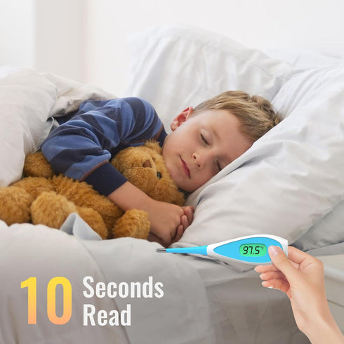 Boncare Thermometer for Adults, Oral Thermometer for Fever with 10 Seconds...