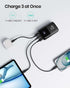 INIU Portable Charger, Smallest 22.5W 10000mAh Power Bank, USB C in/Output Fast Charging 3-Output Mini Battery Pack Charger with Phone Holder for ...