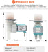 DC62-30314K Washer Water Inlet Valve by Beaquicy - OEM Hot Water Inlet Valve - Replacement for Sam-sung Ken-more Washing Machine - Repalces DC62-30314H 1810145 AP4204535 PS4209100