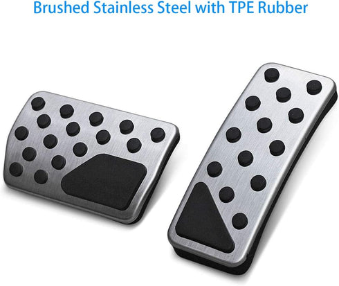 Non-Slip Foot Gas Brake Pedal Cover Compatible with 2011-2021 Jeep Grand Cherokee Dodge Durango Accessories...