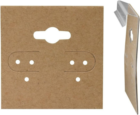 Kraft Earring Cards 1 1/2" x 1 1/2" (Case of 100)...