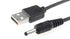 FitTurn 5V DC Power Cord USB to DC 3.5mm x 1.35mm Barrel Jack Adapter Connector Charging Cable Plug (Black)...