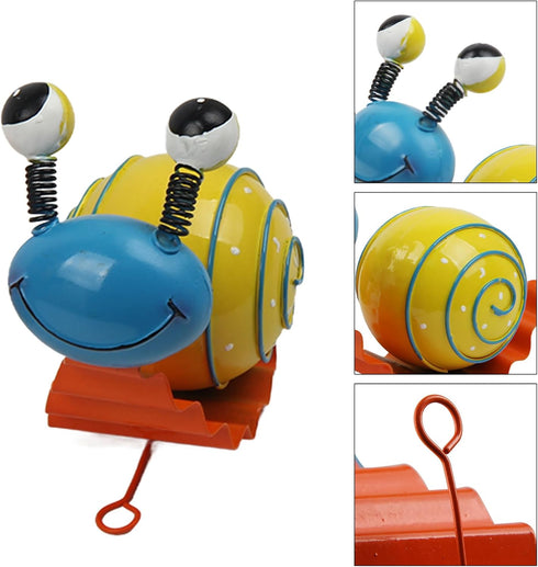 Metal Snail Garden Decor?Yard Art Cute Snails Outdoor Lawn Patio Ornament for Yard Outdoor?2 Pack?...