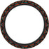 Native American Steering Wheel Cover, Red Auto Steering Wheel Protector Universal Car Accessories Neoprene Interior Decor Protection 15 Inch Fit U...