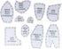 10Pcs Memory Bear Template Ruler Set, Acrylic Bear Template Set, Acrylic Quilting Template for Sewing Craft, Memory Bear Sewing Pattern Gifts for ...