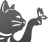 Haofy Cat Silhouette, 1 Piece of Lifelike Cat Yard Art Garden Metal Statue Decor, Hollow Decorative Stakes for Outdoor Farmhouse Pathway Lawn Deco...