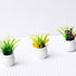 SUPVOX 7pcs Mini Potted Miniature Figurines Fairy Garden Miniature Landscape Dollhouse Resin DIY Craft Ornament for Christmas Table Cake Decoratio...