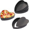 Mini Tart Pan Set of 6 Non-Stick 4 Inch Heart-shaped Quiche Pan with Removable Bottom Tart Pan for Pies, Quiche Bakeware, Muffin Molds, Cake Bakin...