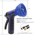 Garden Hose Sprayer Nozzle, Water Hose Nozzle with 10 function Patterns Heavy Duty, On Off Valve, High Pressure Hose Sprayer Nozzle for Garden Hos...