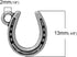 JGFinds Western Lucky Horseshoe Charms for Western Jewelry Making, Bulk 95 Pack - DIY Horseshoe Charms for Necklace, Earring Making or Country Cha...