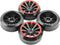 4Pack Vgoohobby RC Drift Wheels and Tires Set,RC Hard Tyres & Wheel Rims 12mm Hex Compatible with Traxxas HSP Tamiya Kyosho 1/10 Model On-Road Dri...