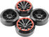 4Pack Vgoohobby RC Drift Wheels and Tires Set,RC Hard Tyres & Wheel Rims 12mm Hex Compatible with Traxxas HSP Tamiya Kyosho 1/10 Model On-Road Dri...
