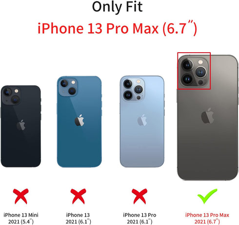Fycyko Magnetic Case for iPhone 13 Pro Max with Holder Stand,Rhinestone Glitter Plated Bling Luxury Phone Case?Compatible with MagSafe? Shockproof...