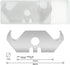 Utility Hook Blades Steel Hook Razor Blades Knife Blades for Roofing and Carpet with Plastic Box (90 Pieces)...