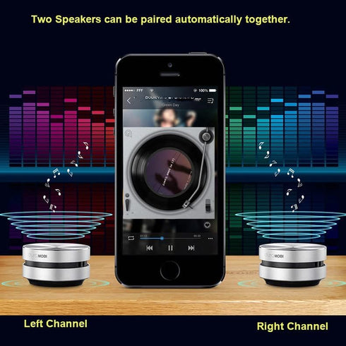 Bone Conduction Speaker Bluetooth Turn Anythin into Speaker Small Humbird Speaker Stereo Sound Bone Conducting True Wireless Speakers Sound Box (R...